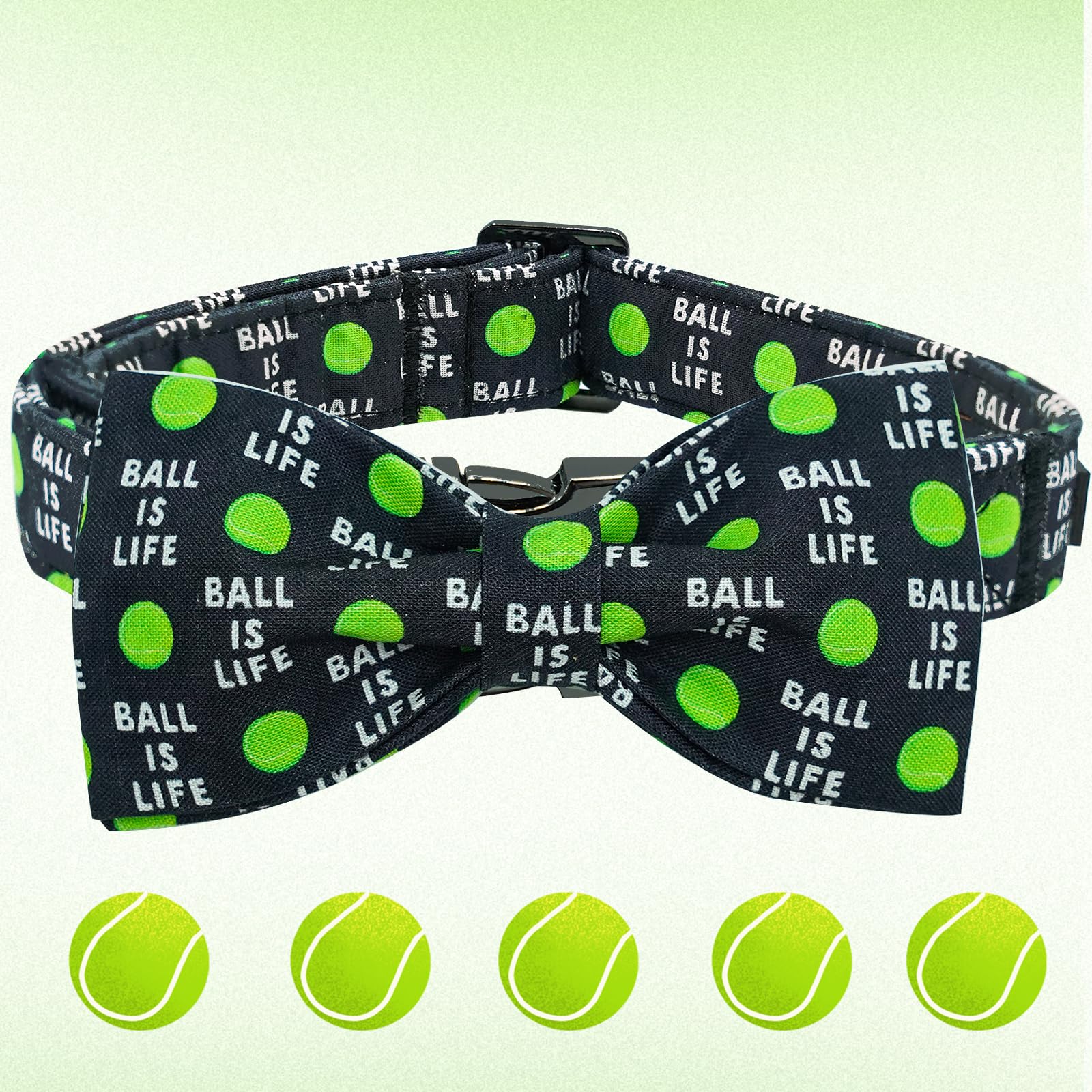 Elegant Little Tail collar hebilla resistente y anilla en D para durabilidad.