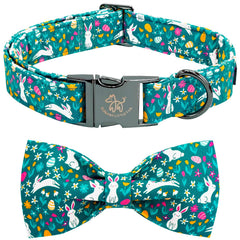Elegant little tail collar conejito pascua: cómodo y duradero para paseos.