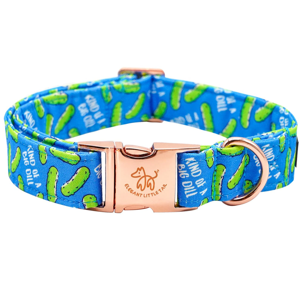 Elegant little tail collar oso azul para perros medianos, diseño llamativo.