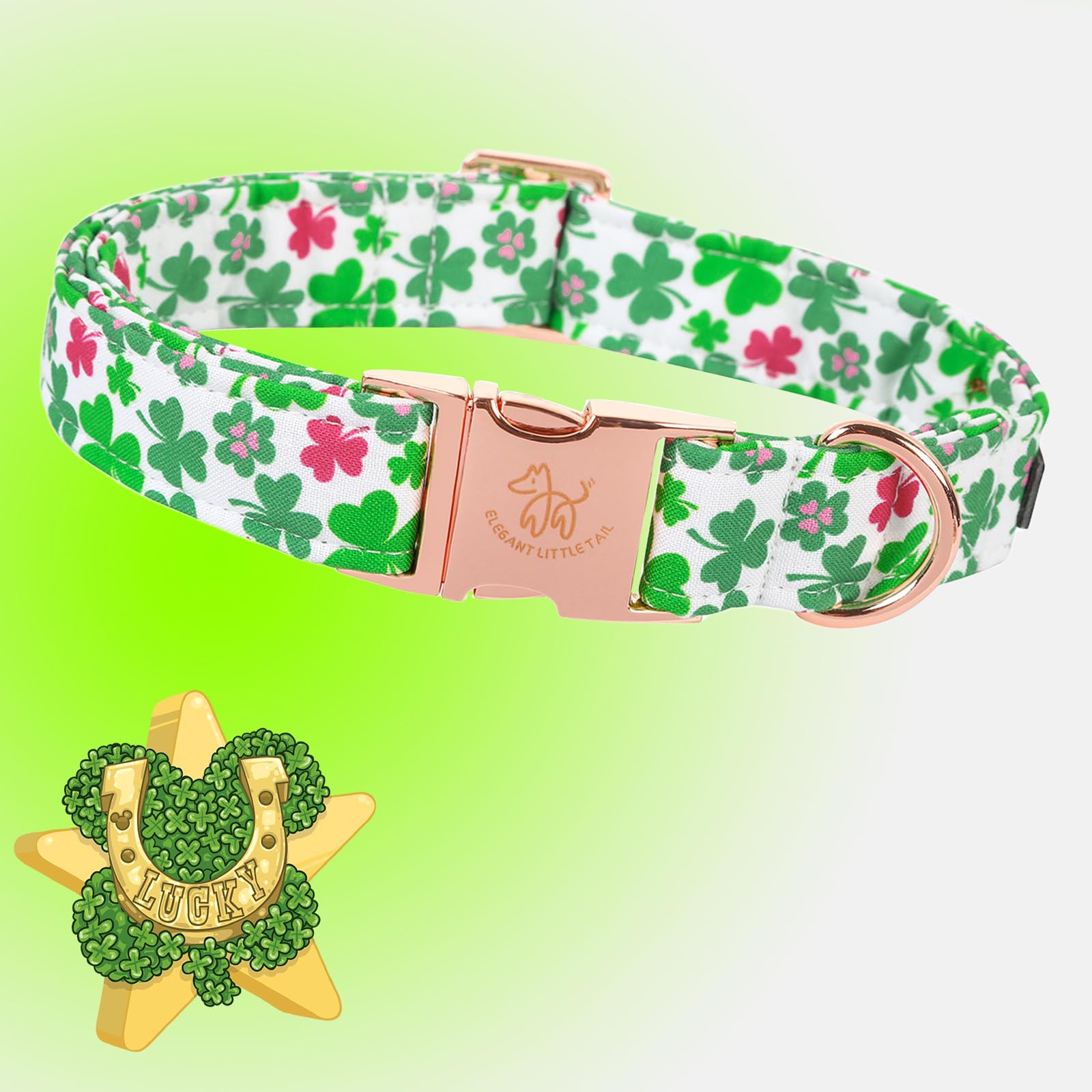 Collar XS ajustable Elegant little tail para perros pequeños.