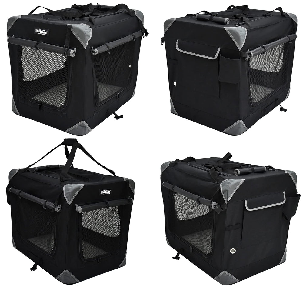 EliteField bolsillos y portabotellas para accesorios y bebidas.
