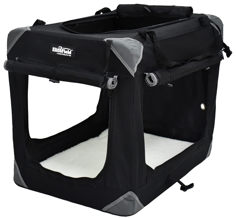 EliteField diseño plegable a 3 pulgadas para almacenamiento fácil.