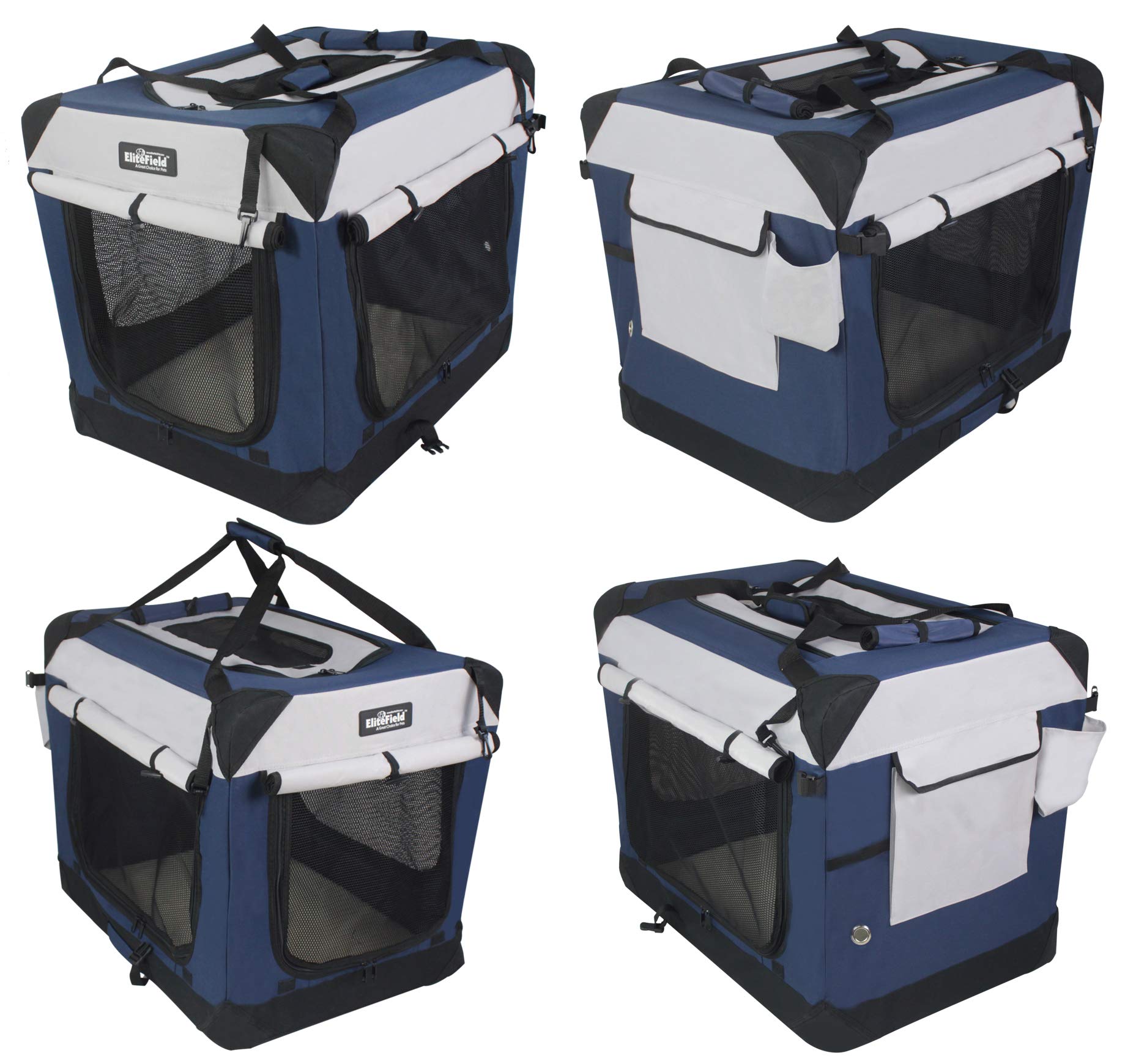 EliteField cama de felpa lavable incluida para mayor comodidad.