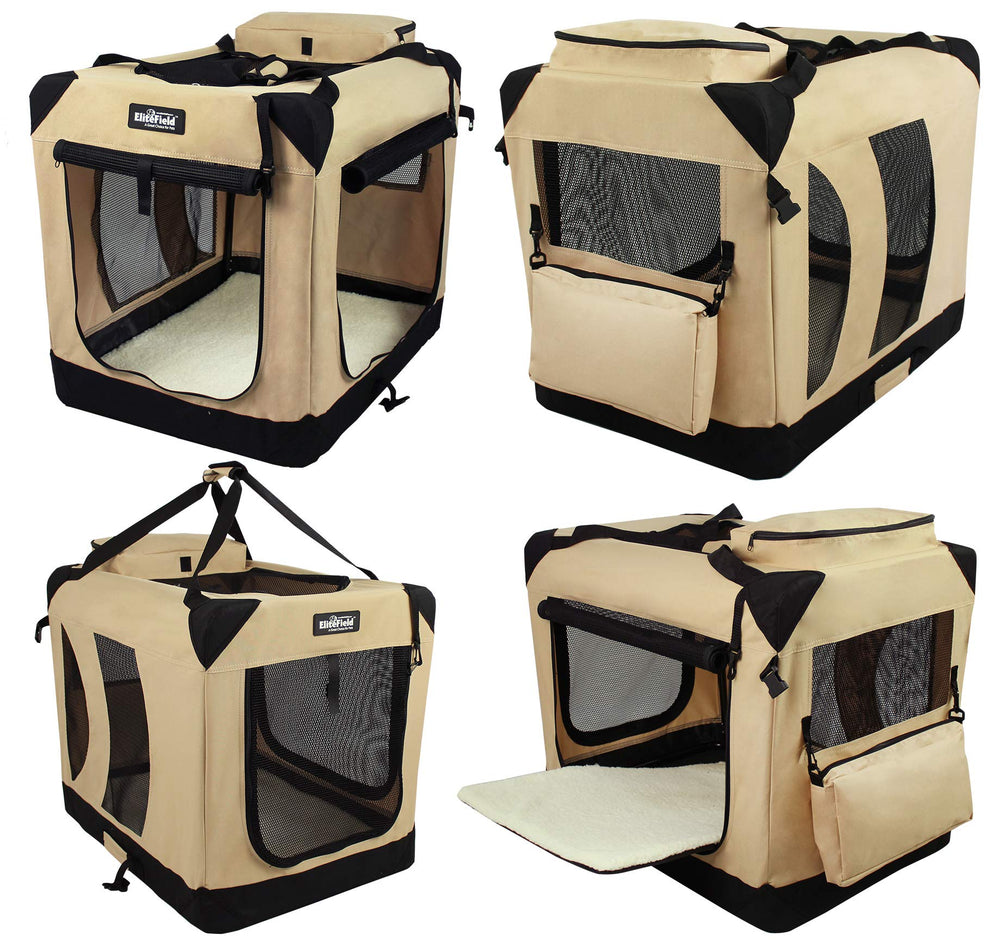 EliteField cama de felpa removible para confort durante la estancia