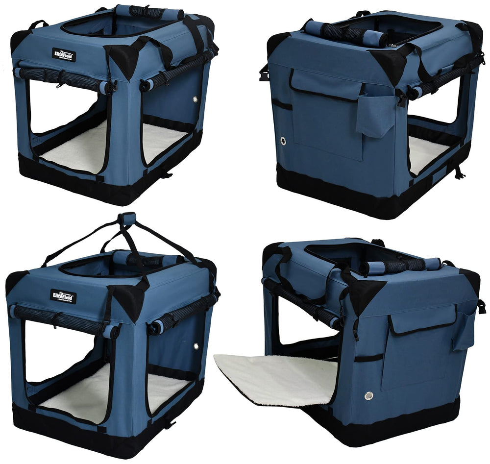 EliteField jaula blanda con malla ventilada para buena circulación de aire.