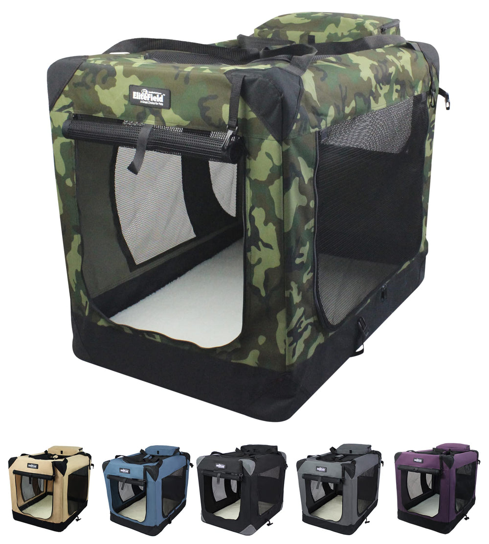 Jaula EliteField para perros, montaje rápido y portátil para viajar al aire libre