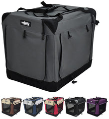 EliteField jaula suave de 4 puertas para perros, ligera y cómoda para viaje