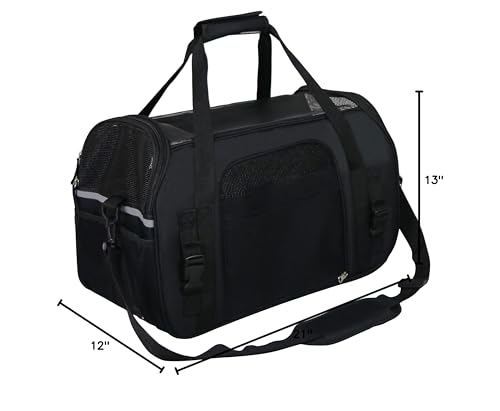 EliteField Portador mascotas suave XL aprobado para avión para viajar