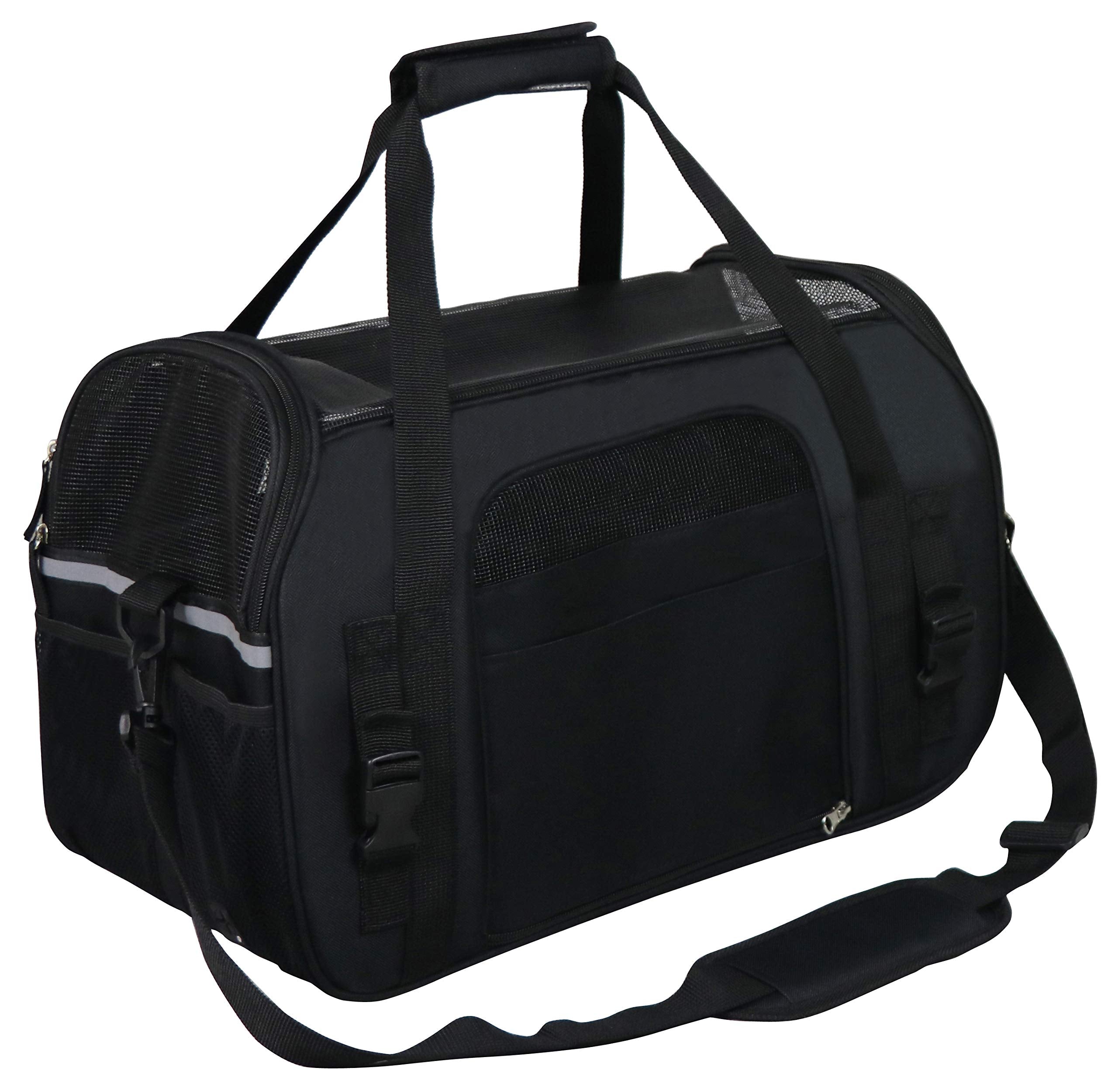 EliteField Portador mascotas suave XL bandolera ajustable para comodidad