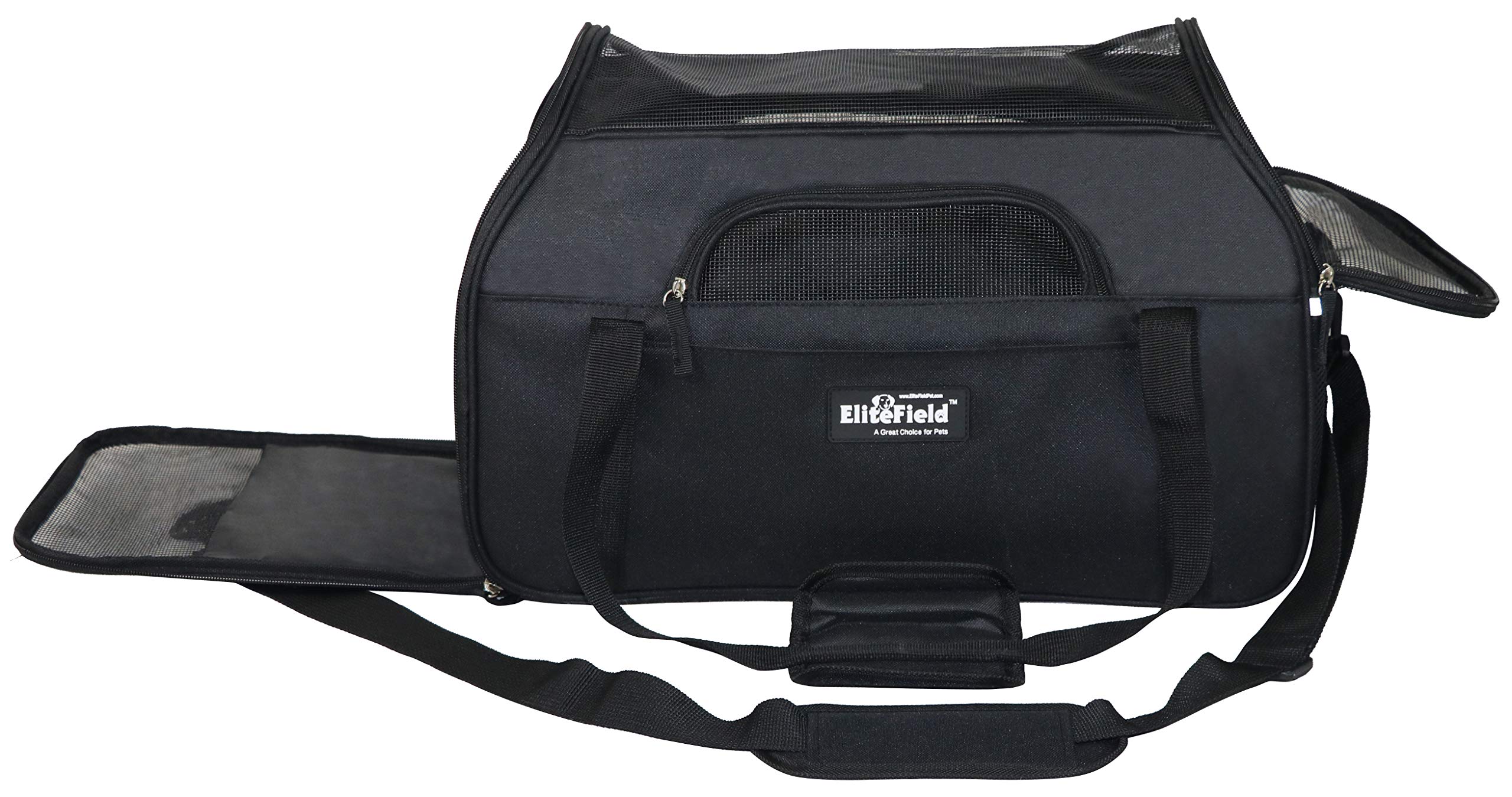 EliteField Portador mascotas suave XL diseño ligero para transporte cómodo