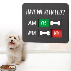 EliteSign signo recordatorio de alimentación para perros con imán, fácil en la nevera.