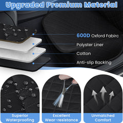 Funda ELONGRIVER diamante cosido para asiento, añade durabilidad y estilo
