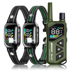 ELOOP collar de entrenamiento para dos perros con control remoto práctico.