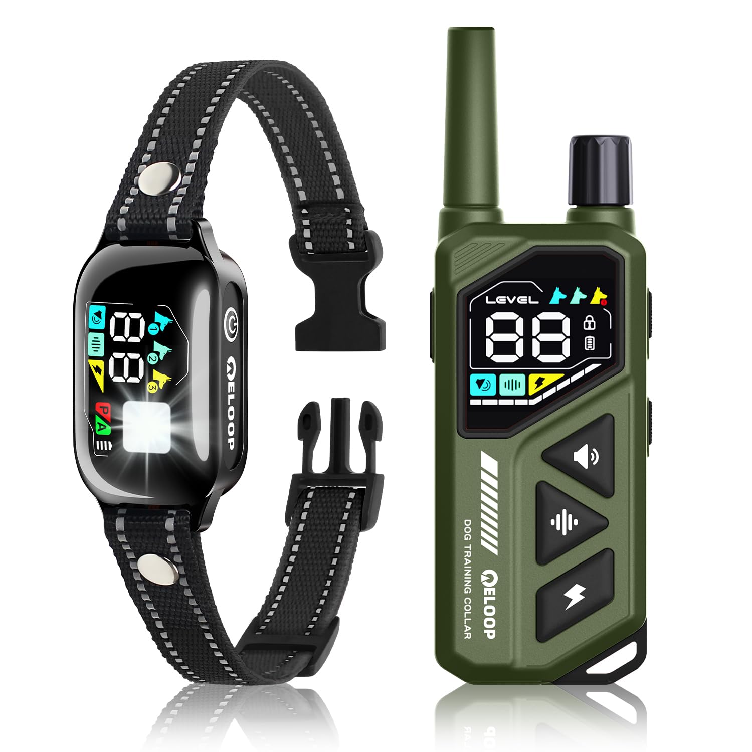 ELOOP collar con indicador LED para localizar al perro en la oscuridad