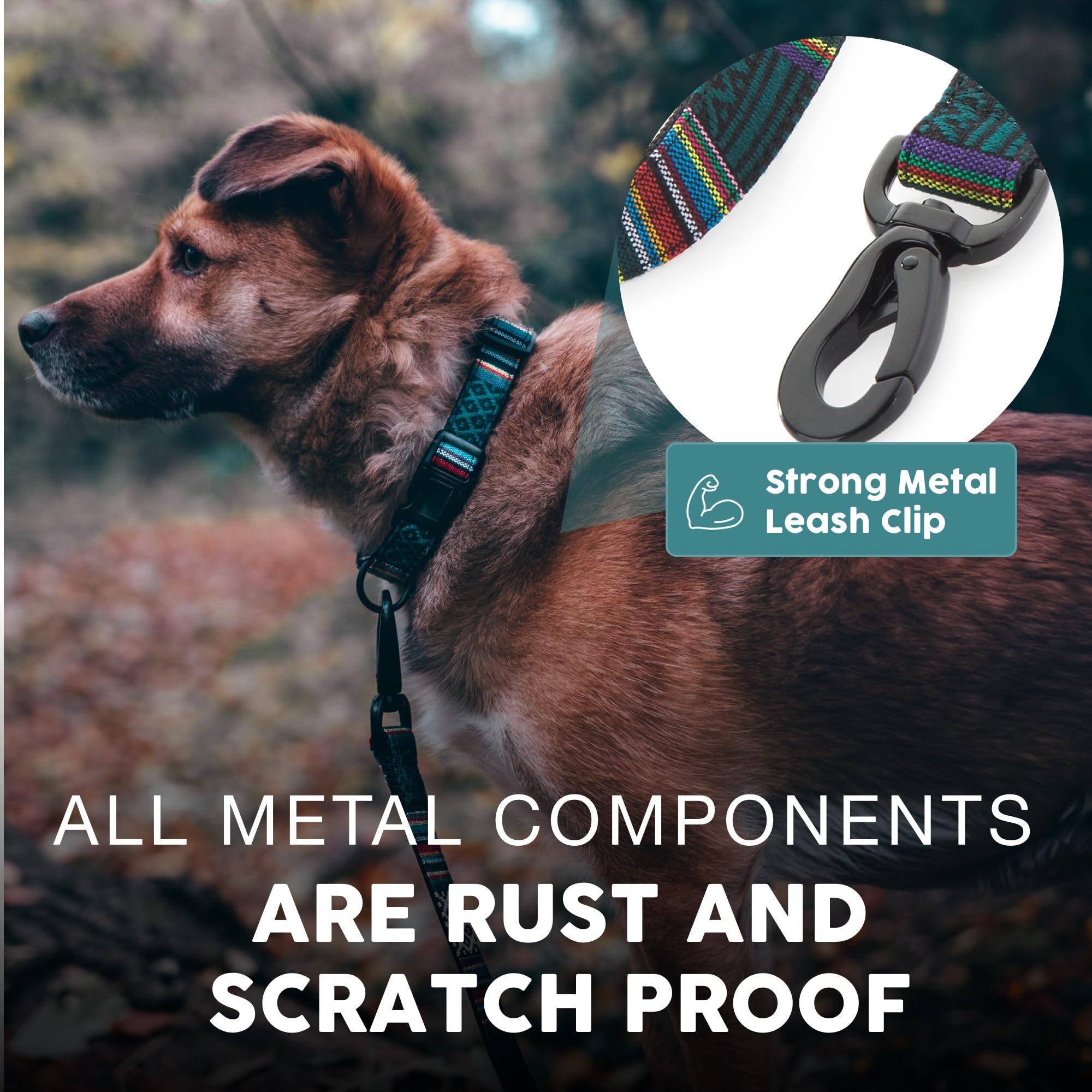 Embark Pets Adventure gancho giratorio de aluminio para evitar enredos
