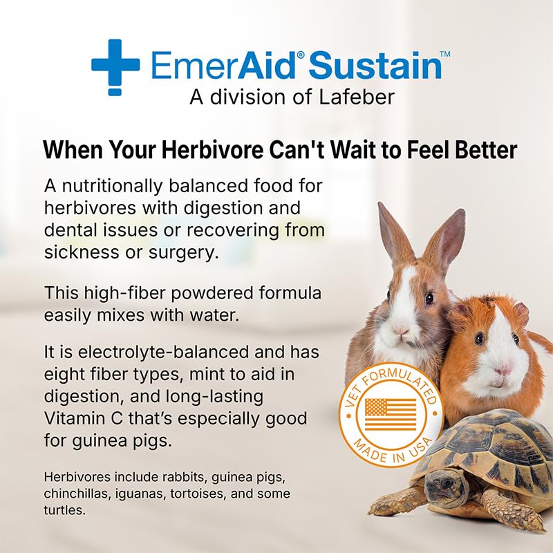 EMERAID Sustain Herbivore: envase fabricado en Estados Unidos, ayuda a la recuperación con sabor suave.