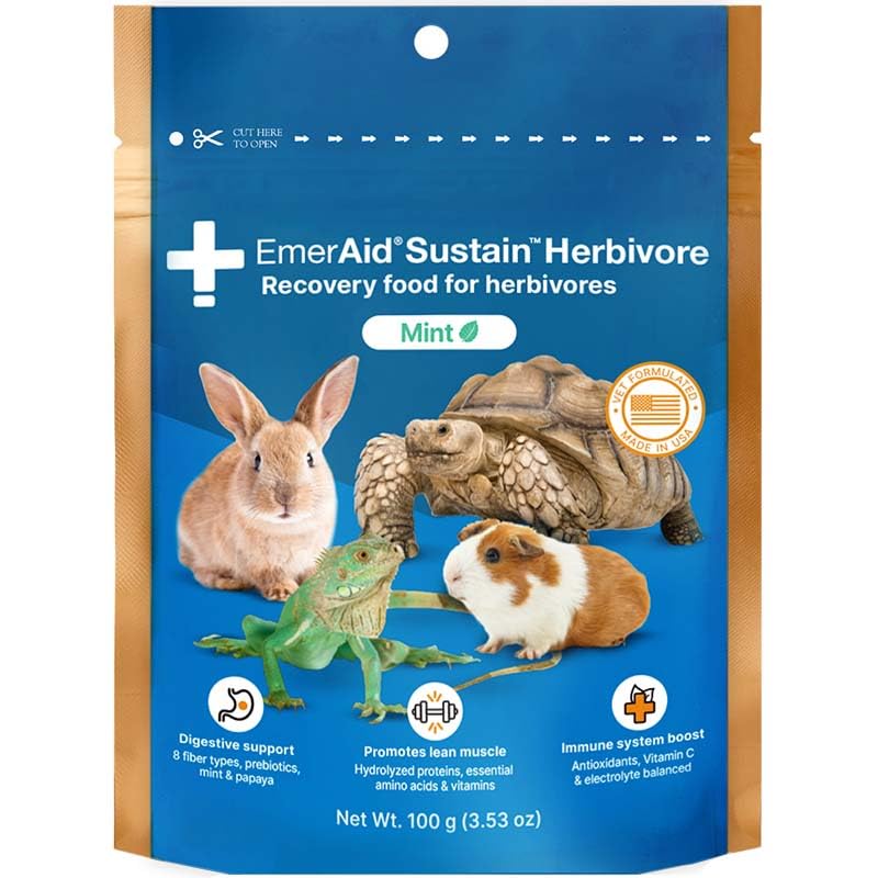 EMERAID Sustain Herbivore Mint en envase 100 g para uso inmediato y cómodo.