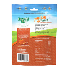Emerald Pet Pumpkin Harvest ingredientes usados: opción sin trigo, sin maíz y sin lácteos.