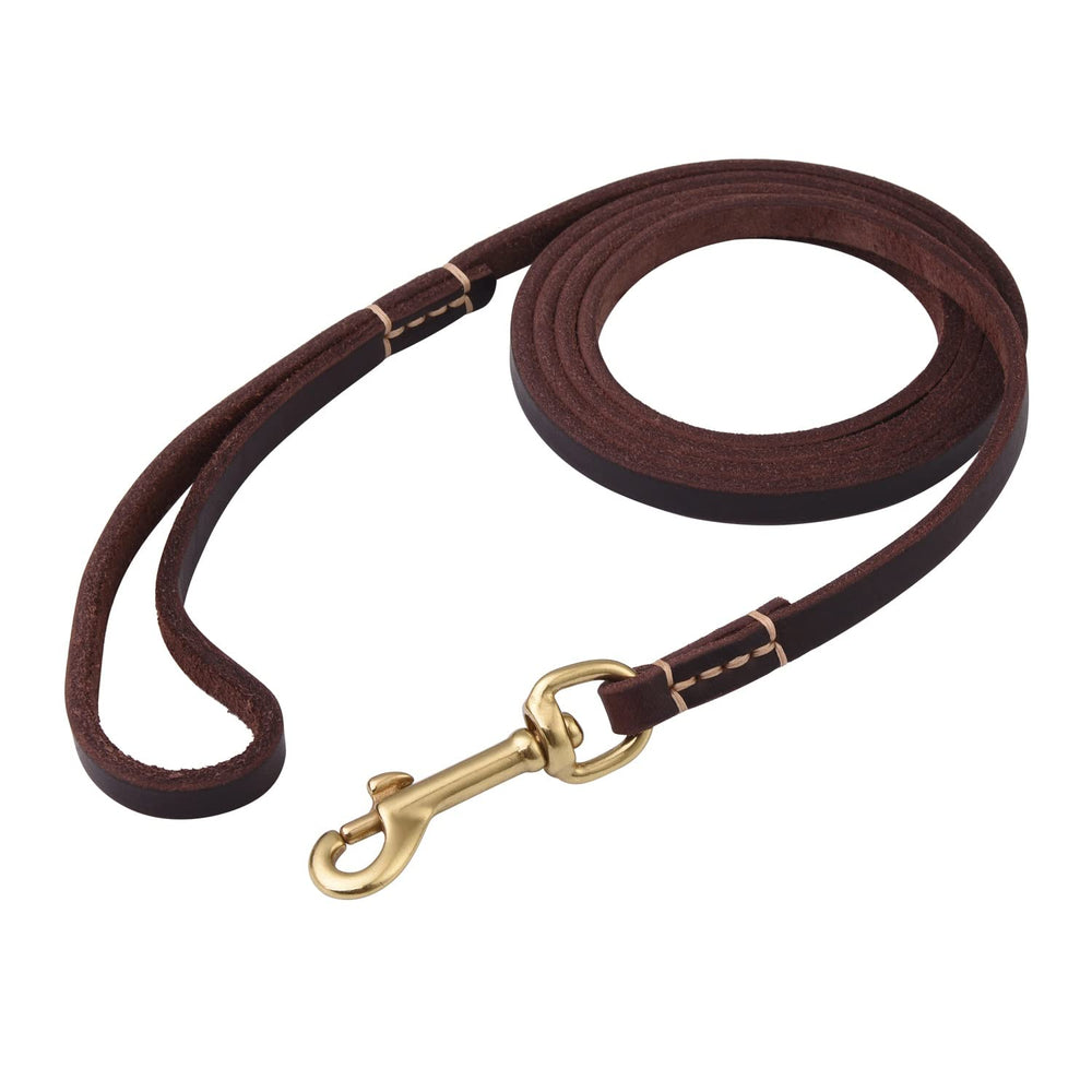 EMICUTE correa de cuero genuino 5ft, ideal para entrenamiento.
