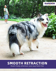 Emperor Pets gancho inoxidable y giro suave para mayor durabilidad.