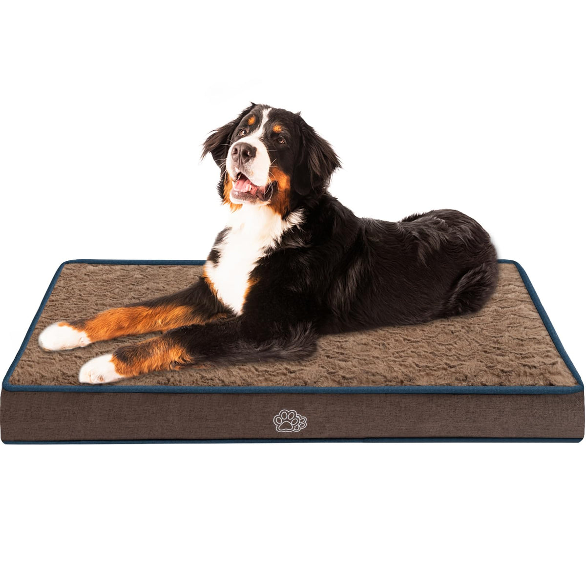 Almohadilla rectangular EMPSIGN para perros, confort duradero en jaula