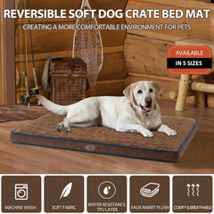 Cama para perros EMPSIGN reversible, calor suave y sensación fresca