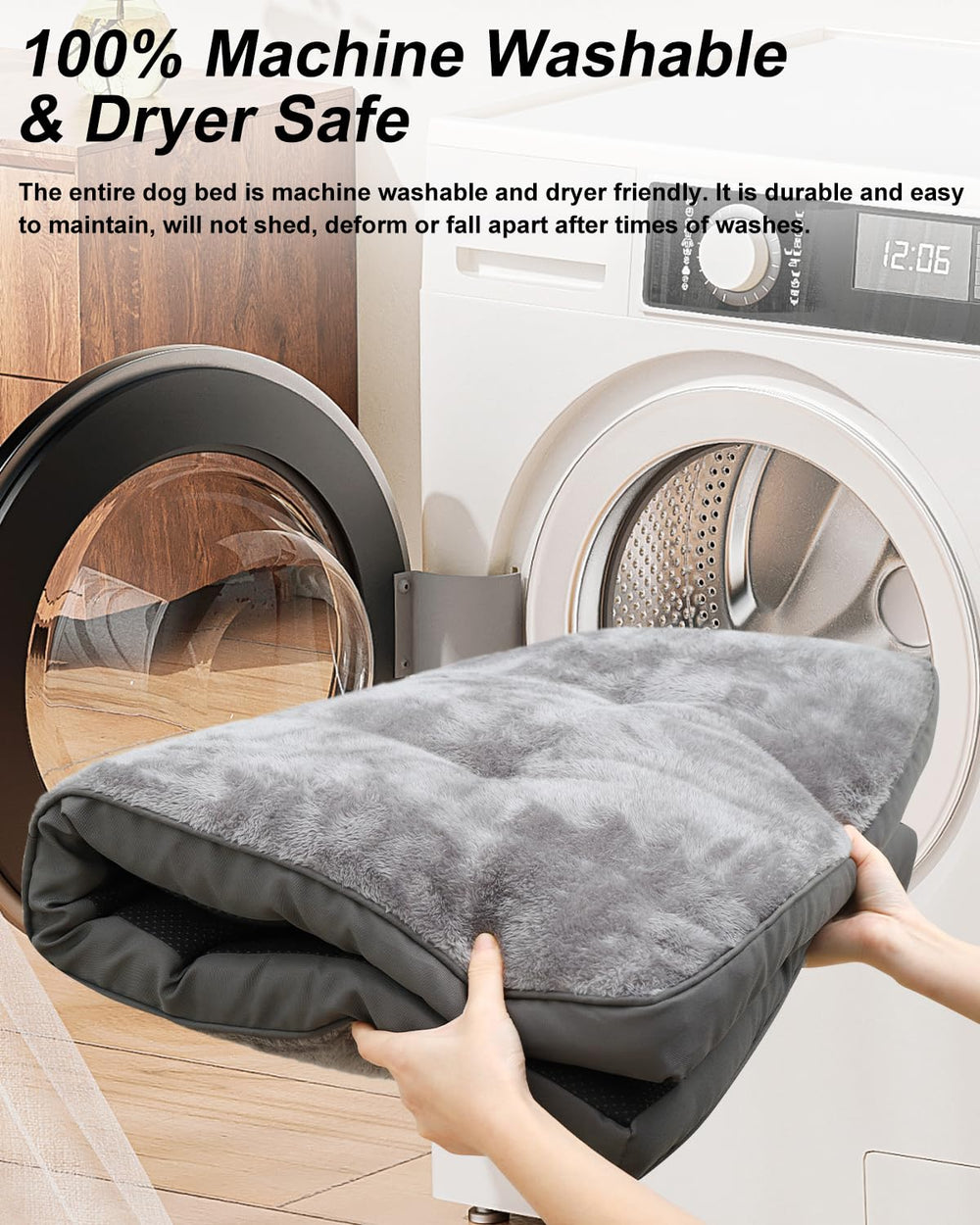 EMSLX Lavado a Máquina: limpieza rápida de la cama para jaula.