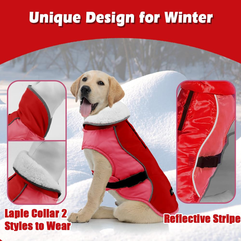EMUST abrigo perro invierno ajuste de barriga para mejor ajuste