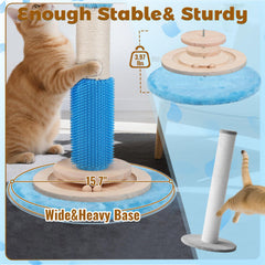 EMUST cepillo suave para auto grooming de gatos