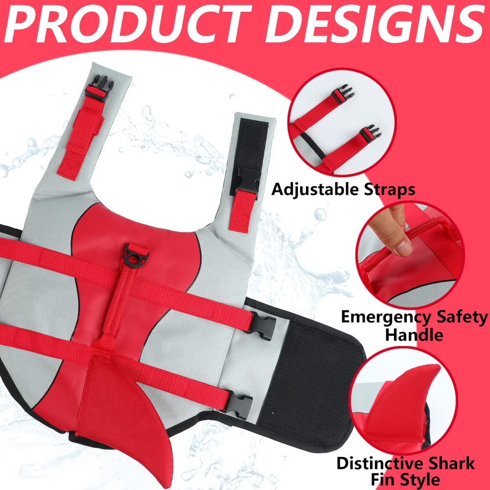 EMUST chaleco con diseño de tiburón para llamar la atención en la piscina o playa