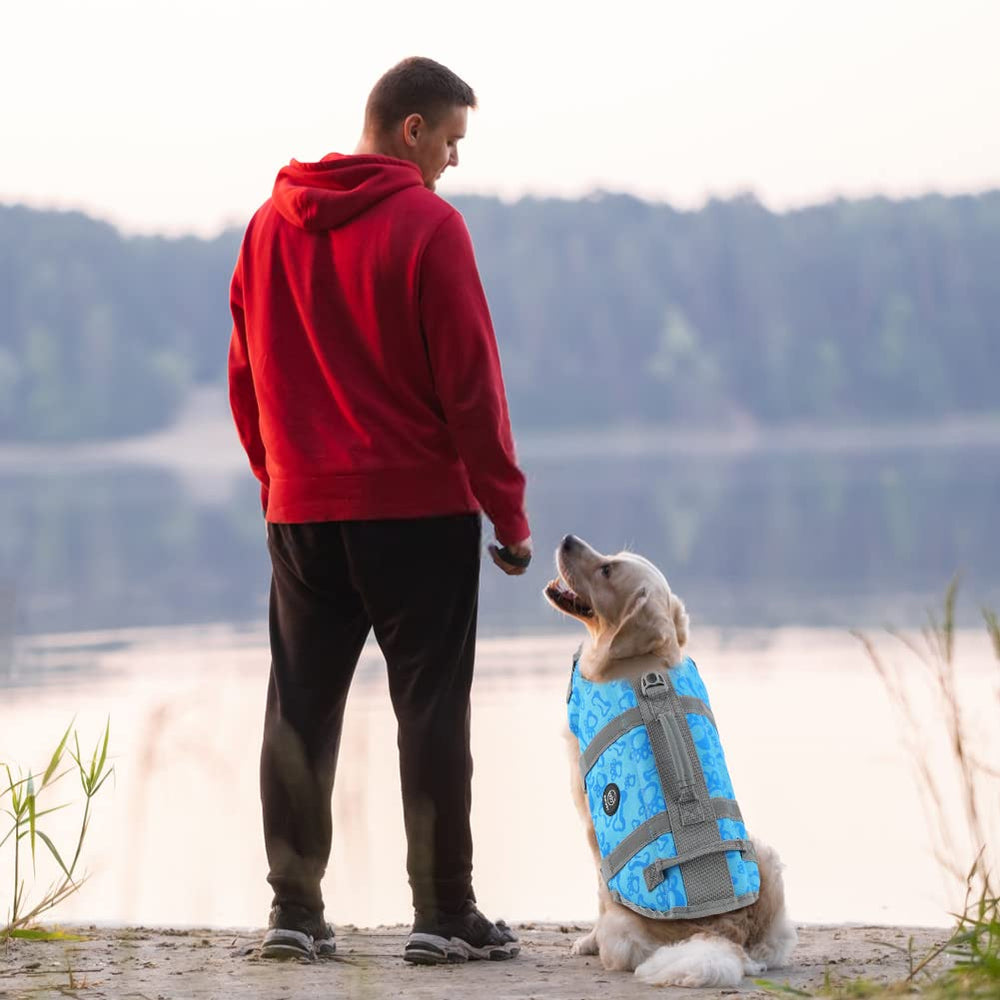 EMUST chaleco 2XL para perro con flotación estable y ajuste fácil