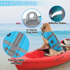 EMUST chaleco de diseño azul sólido, ideal para playa o piscina.