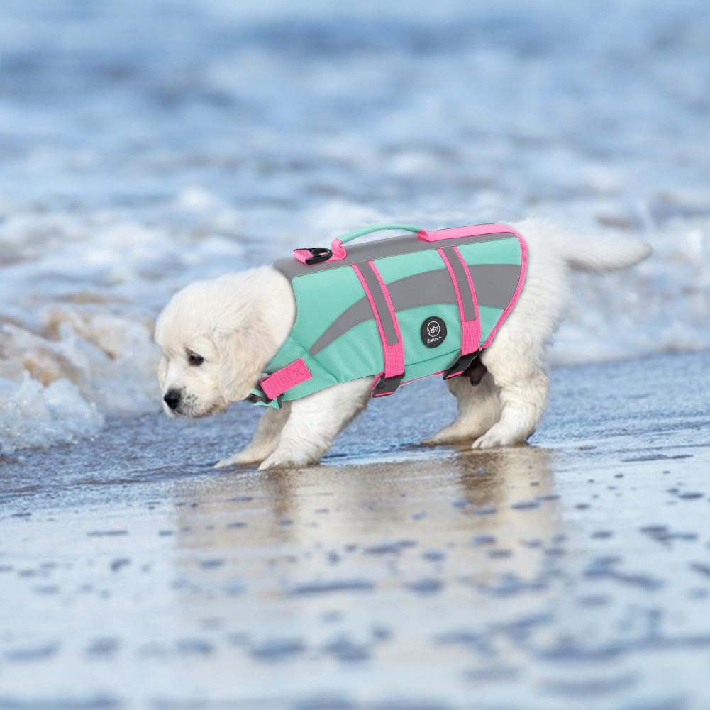 EMUST chaleco salvavidas para perro, ideal para aventuras acuáticas seguras.