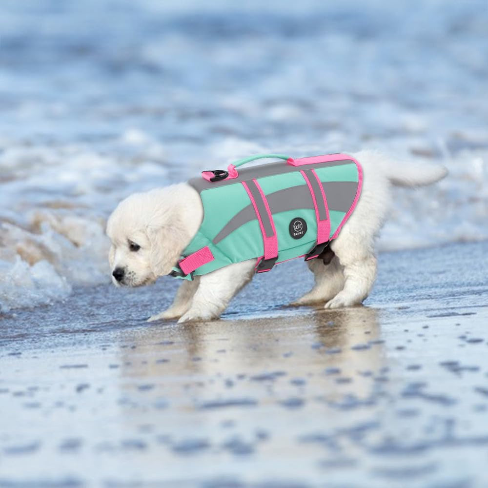 EMUST chaleco salvavidas para perro, ideal para aventuras acuáticas seguras.