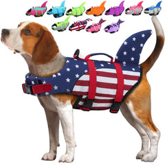EMUST chaleco de vida para perros con manija de rescate para facilitar la salida del agua