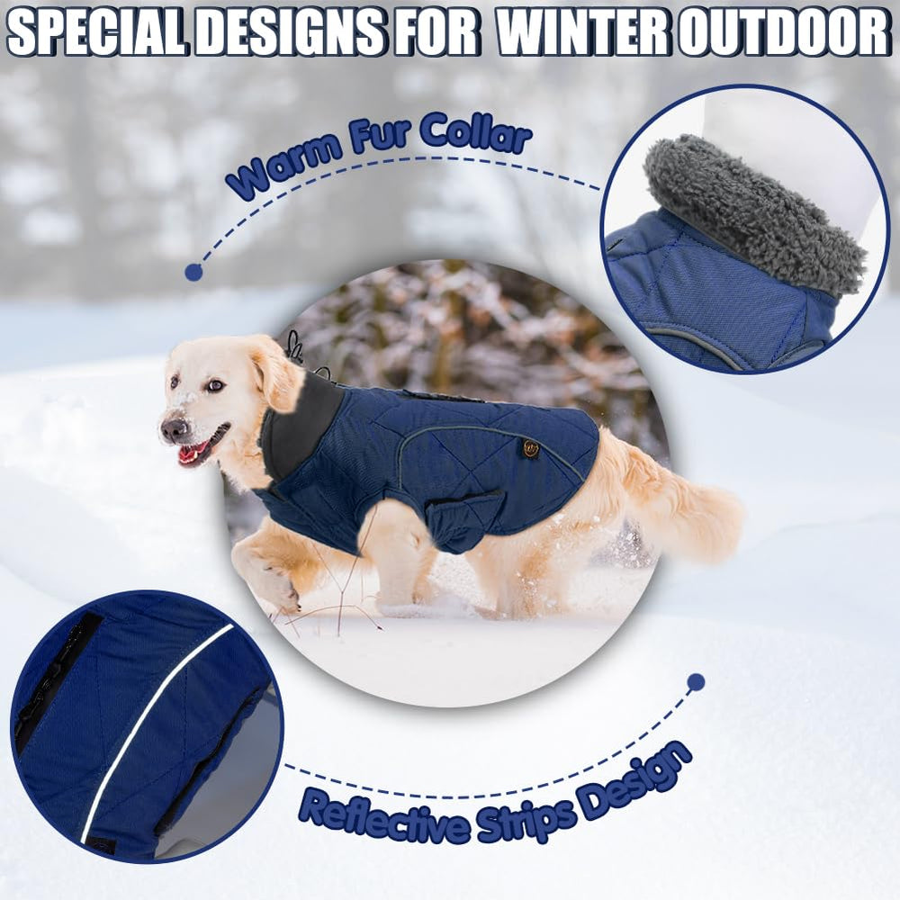 EMUST chaqueta para perros, banda elástica, ajuste cómodo durante caminatas.