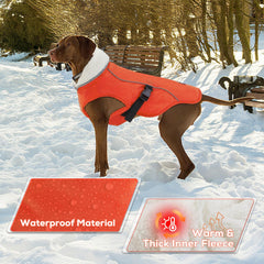 EMUST chaqueta para perro con banda reflectante para mayor visibilidad.