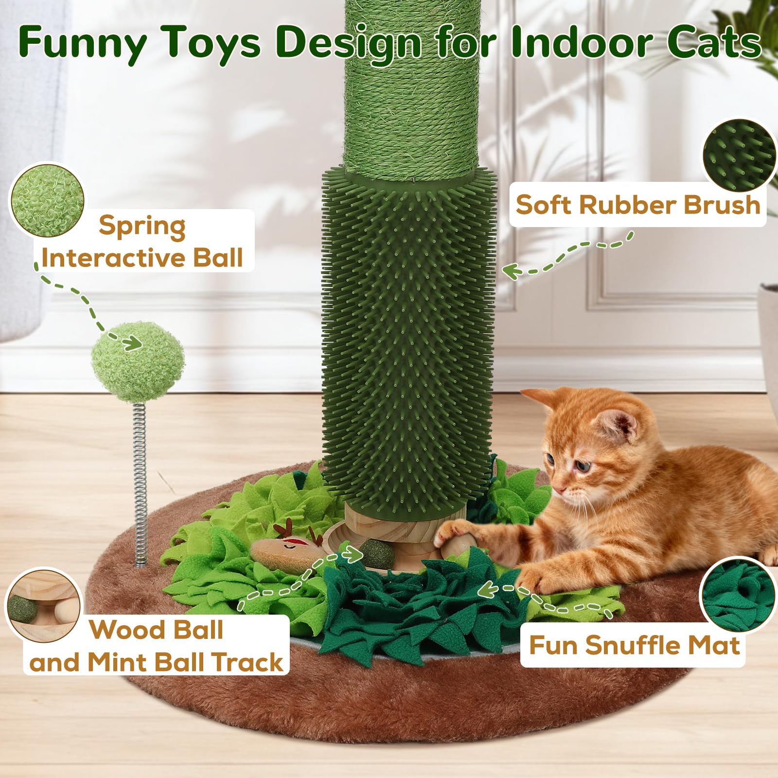 EMUST juguetes colgantes para gatos promueven interacción y estimulación mental