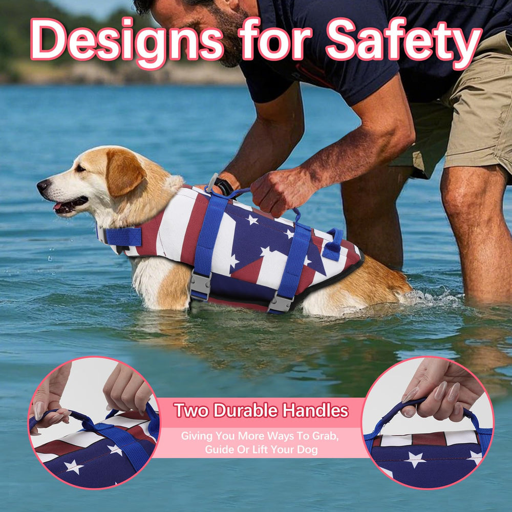 EMUST salvavidas canino, banda ajustable y hebillas rápidas