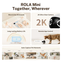 Enabot EBO ROLA Mini, cara adorable para capturar momentos con encanto