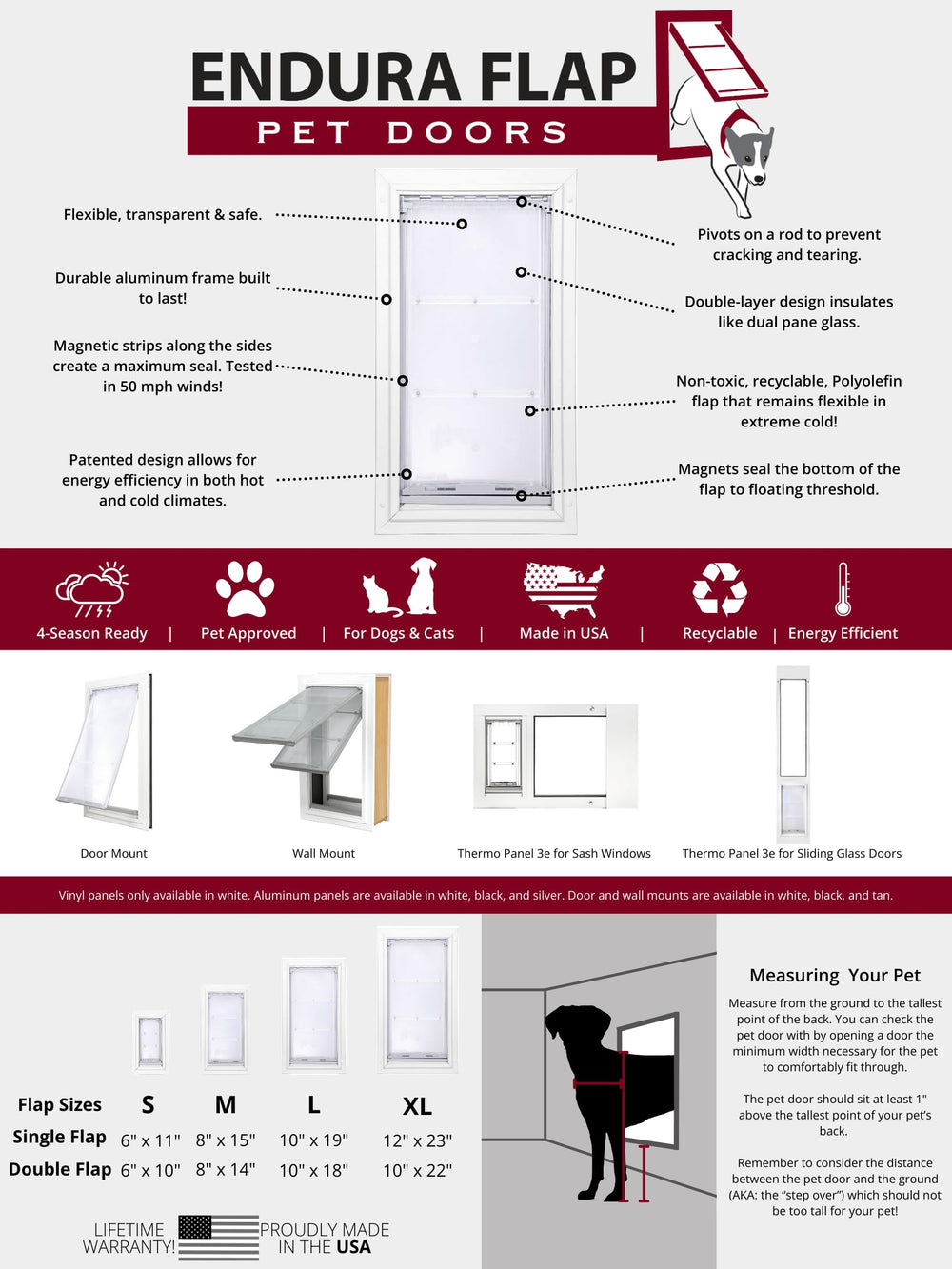 Endura Flap: hecho en Estados Unidos con calidad garantizada
