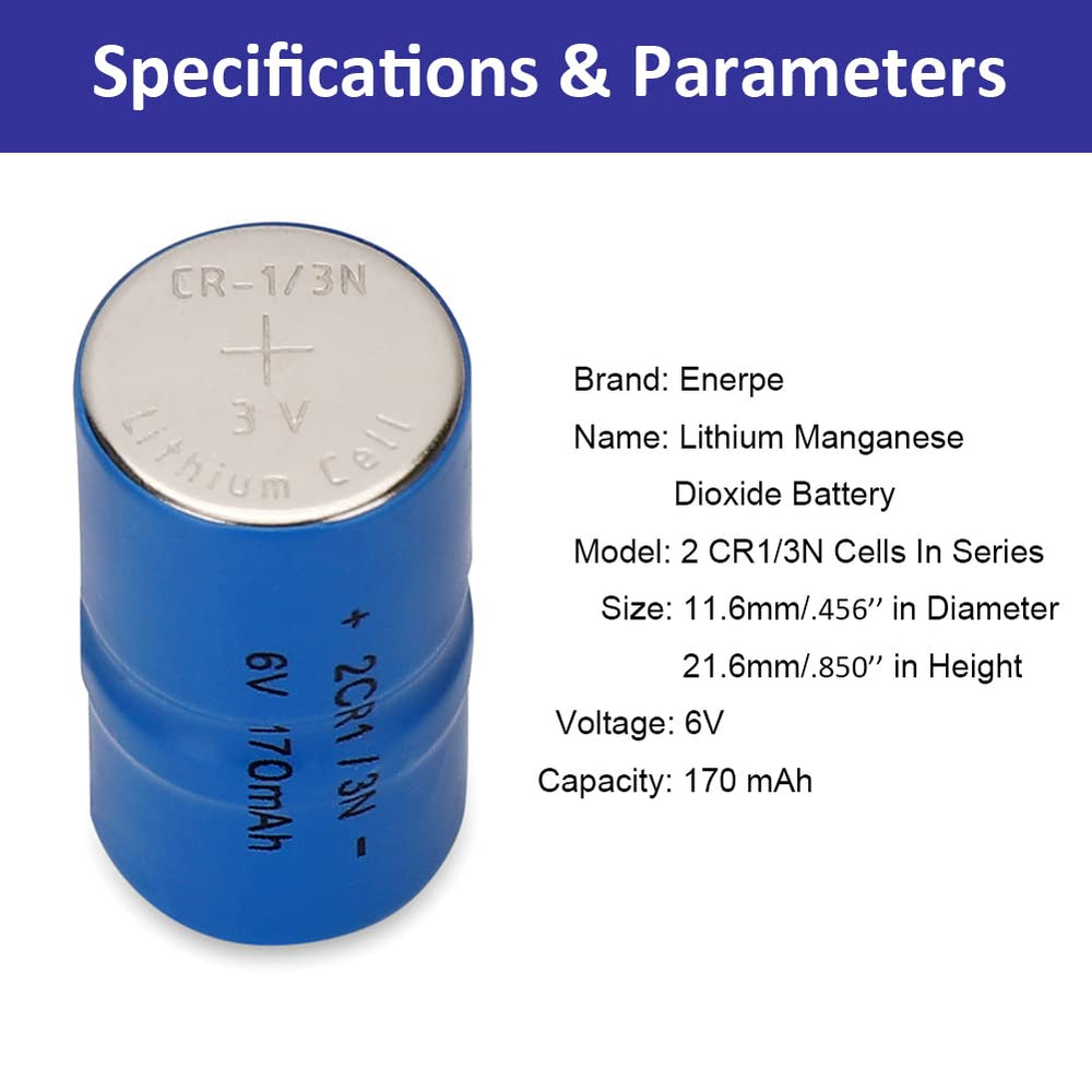 Enerpe 2cr1-3n 6V para Extreme: compatibilidad amplia para cercado.