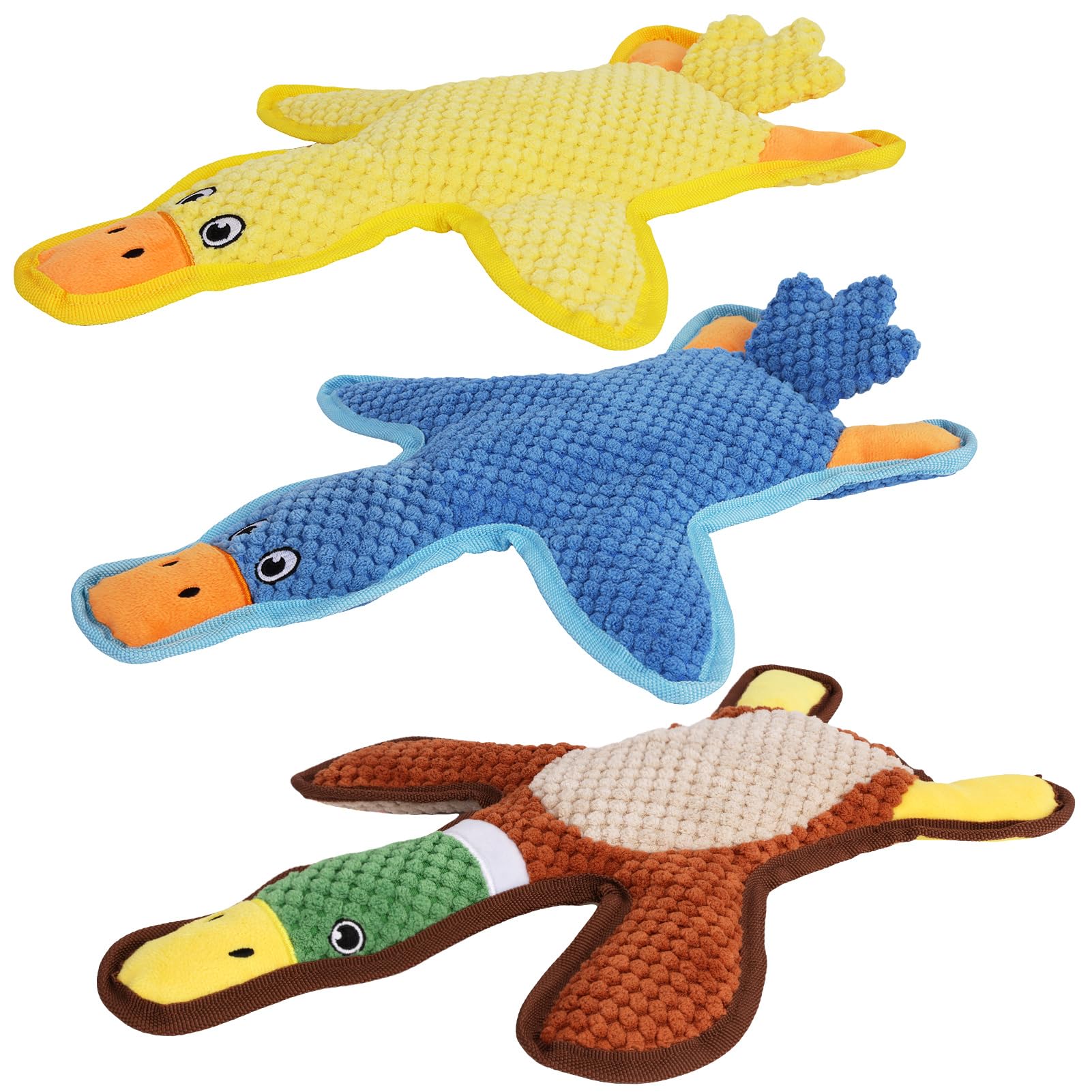 Patito rojo de Eneston con chirriador y crujido para juego interactivo.