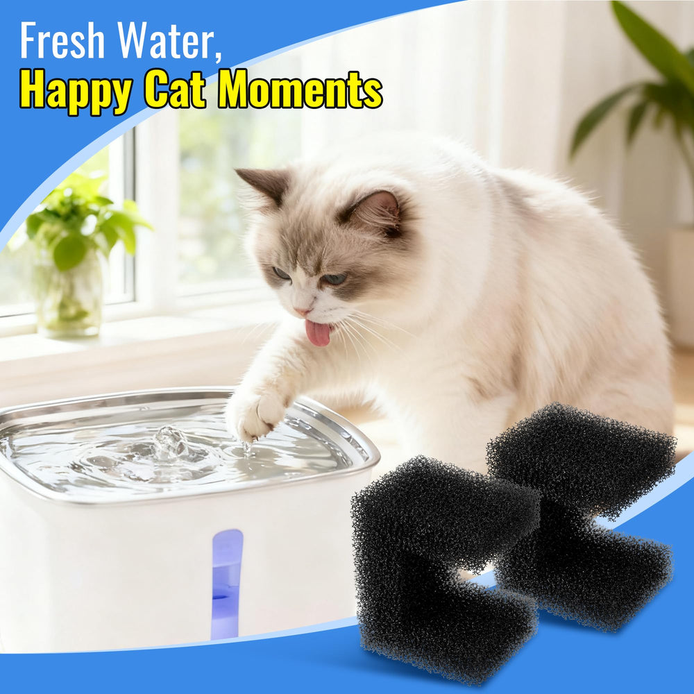 Enhon filtro espuma resistente y suave, filtración continua para agua fresca.