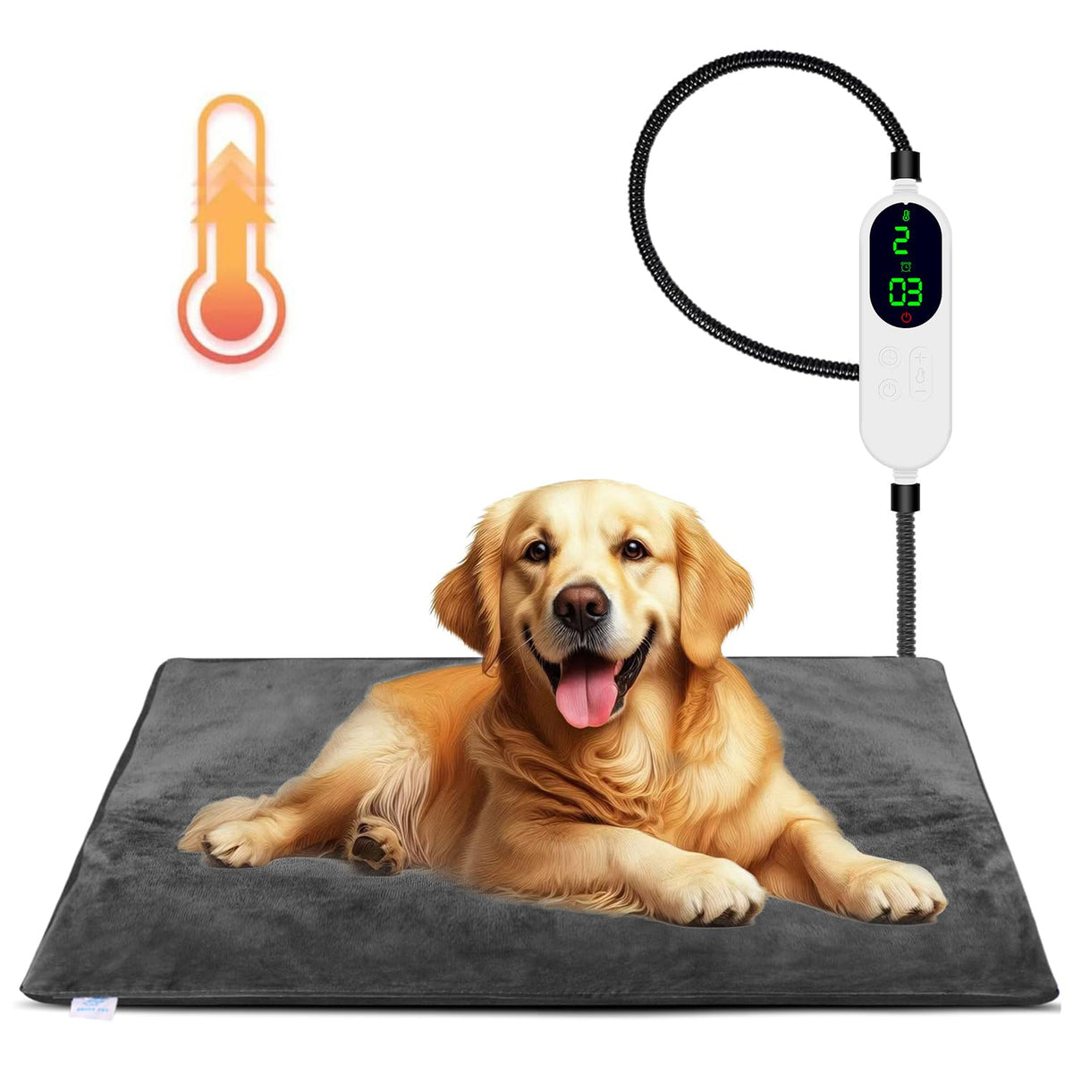 ENJOY PET Almohadilla térmica para perros y gatos con calor suave