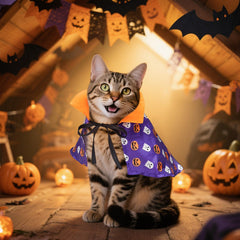 Capa calabaza fantasma Enjoying para perro pequeño, opción divertida.