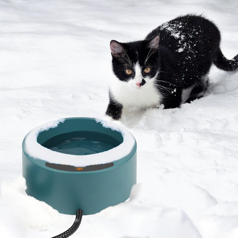 Enjoying control automático de temperatura mantiene el agua estable para mascotas.