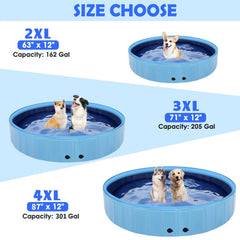 Eooqi Piscina 87 con borde resistente para perros activos.