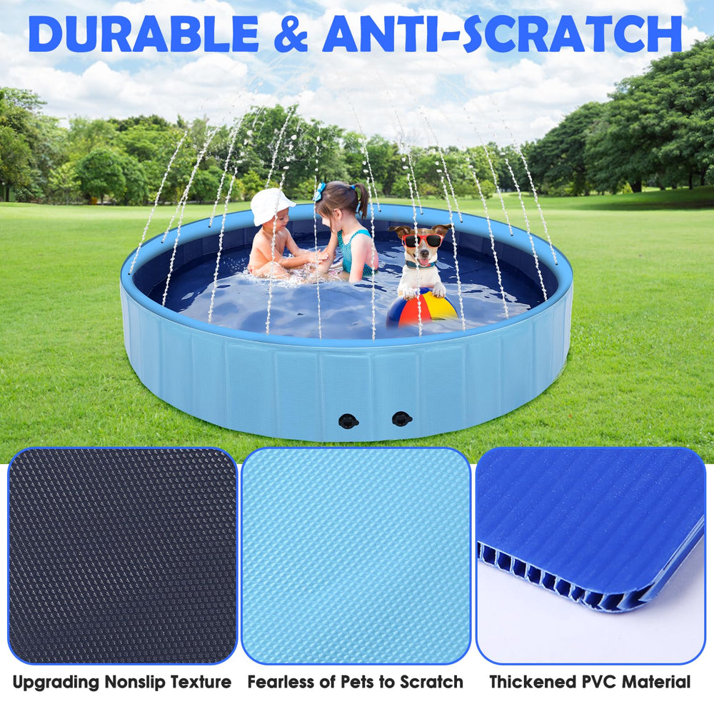 Eooqi Piscina 87 plegable y portátil para viaje y camping.