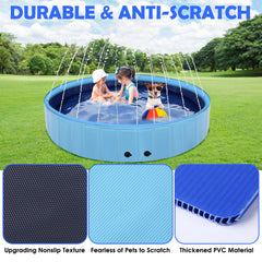 Eooqi Piscina 87 plegable y portátil para viaje y camping.